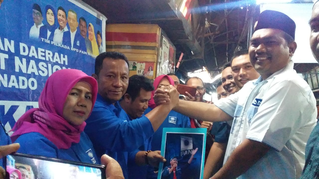 Faisal Salim Daftarkan Diri di PAN Sebagai Calon Walikota Manado