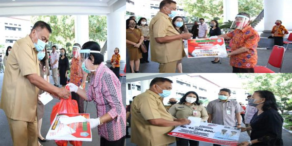 Bantuan Kemensos Senilai Rp 4,93 M untuk 1.826 Lansia di Sulut Diserahkan Gubernur Olly Dondokambey