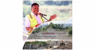 Ditandai Pengisian Air oleh Gubernur Olly, Bendungan Kuwil-Kawangkoan Mulai Dioperasikan